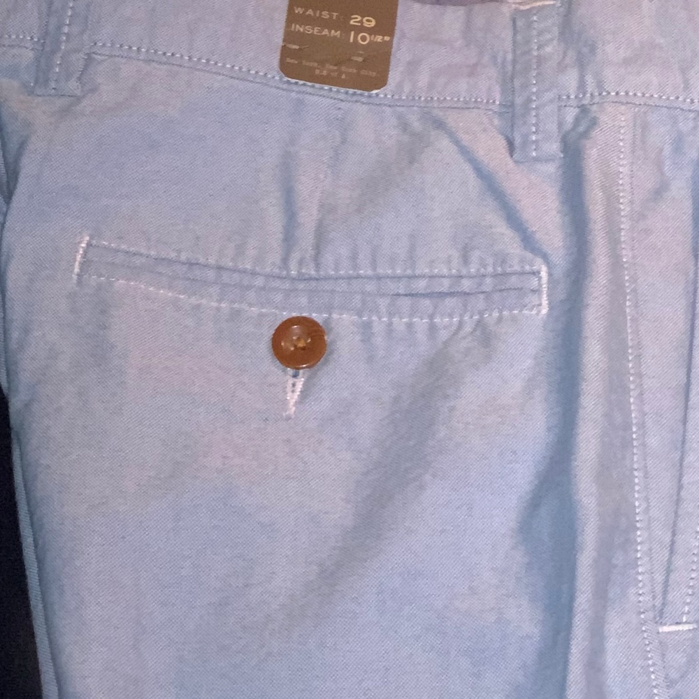 Blue Flat Front Shorts (NEVER WORN - TAG ON)